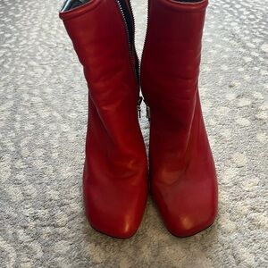 Red Women's Ankle Boots